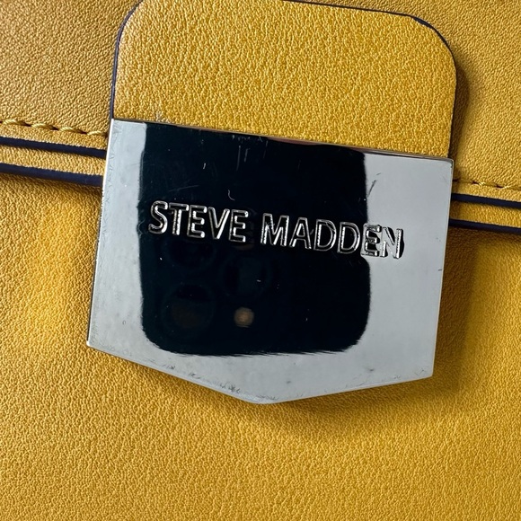 Steve Madden mustard-yellow Bdelta satchel nwt - Picture 4 of 16